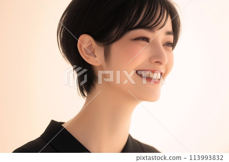 美麗微笑的女人/個人資料“AI 生成圖像” 美麗微笑的女人/個人資料“AI 生成圖像” 113993832