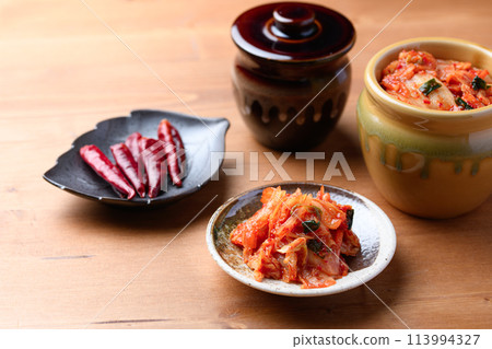 泡菜白菜泡菜醃製 泡菜白菜泡菜醃製 113994327
