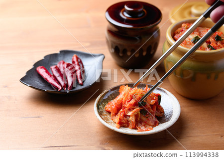 Kimchi Chinese cabbage Kimchi Pickled Kimchi Chinese cabbage Kimchi Pickled 113994338