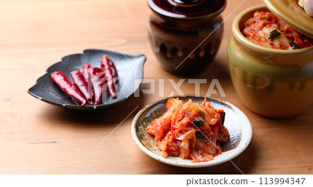 泡菜白菜泡菜醃製 113994347