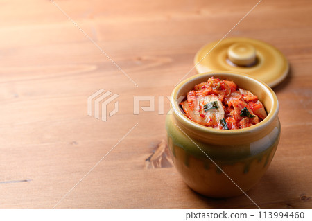 Authentic kimchi in a jar Authentic kimchi in a jar 113994460