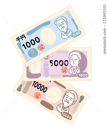 Illustration of the new 2024 banknotes 113995201