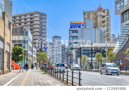 Cityscape of Sagamihara City, Kanagawa Prefecture Odakyu Sagamihara Station Gyoko Road Cityscape of Sagamihara City, Kanagawa Prefecture Odakyu Sagamihara Station Gyoko Road 113995986