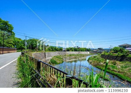 The surroundings of the hot spring town, surrounded by nature and illuminated by the clear spring sky. "Aso Uchinomaki Onsen Yumeoisou" in Uchinomaki, Aso City 113996230