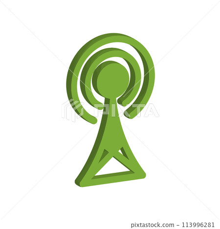 Illustration Vector graphic of tower icon template Illustration Vector graphic of tower icon template 113996281