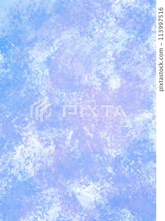Blue and purple blurred watercolor texture 113997516