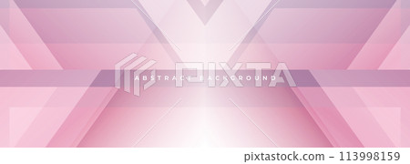 Soft pink modern abstract wide banner with geometric shapes. Pink pastel colored vector abstract background Soft pink modern abstract wide banner with geometric shapes. Pink pastel colored vector abstract background 113998159