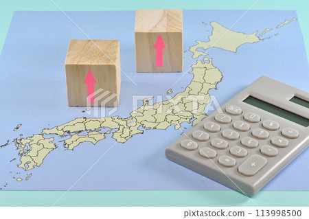Image of taxes and other things rising Image of taxes and other things rising 113998500