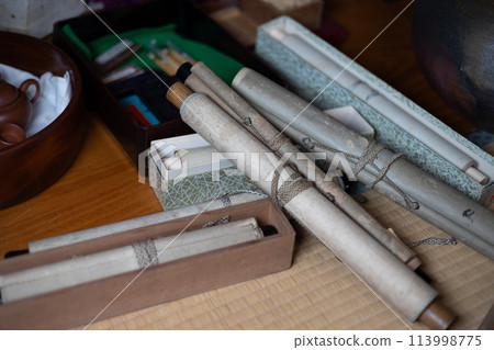 An old hanging scroll that I found while sorting out my parents' house 113998775