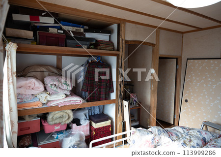 Room undergoing sorting 113999286