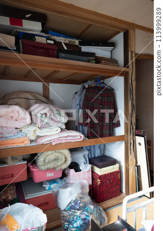 Room undergoing sorting 113999289