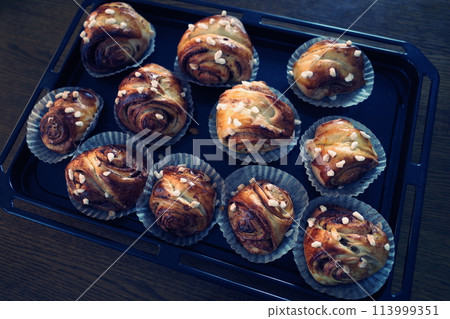 Homemade Finnish cinnamon rolls Homemade Finnish cinnamon rolls 113999351