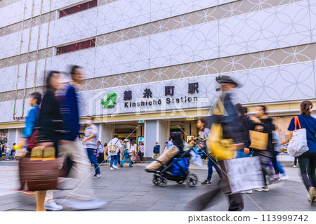 Tokyo cityscape in Japan, overlooking Kinshicho Station and other areas = April 20, 2024 113999742