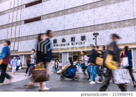 Tokyo cityscape in Japan, overlooking Kinshicho Station and other areas = April 20, 2024 Tokyo cityscape in Japan, overlooking Kinshicho Station and other areas = April 20, 2024 113999743