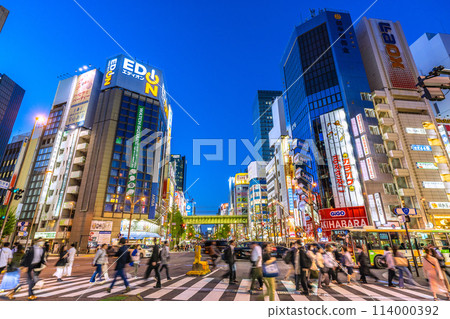 日本東京城市景觀 繁華的東京、秋葉原等景觀=19日 日本東京城市景觀 繁華的東京、秋葉原等景觀=19日 114000392