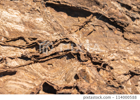 Mineral material surface closeup with natural pattern for design and decoration 114000588