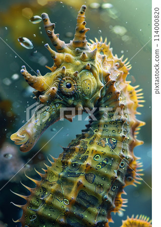Close up of seahorse color full 114000820