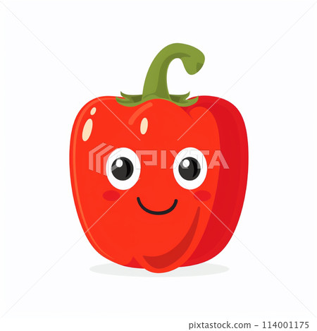 Pepper cute image with eyes and smile 114001175