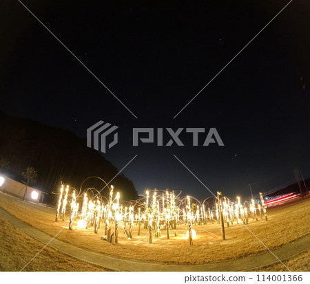 Okawa Elementary School Bamboo Lighting Event 114001366