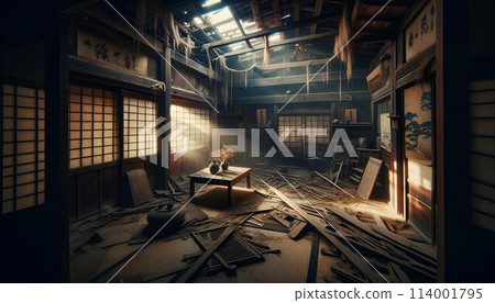 破敗的日本房屋 114001795
