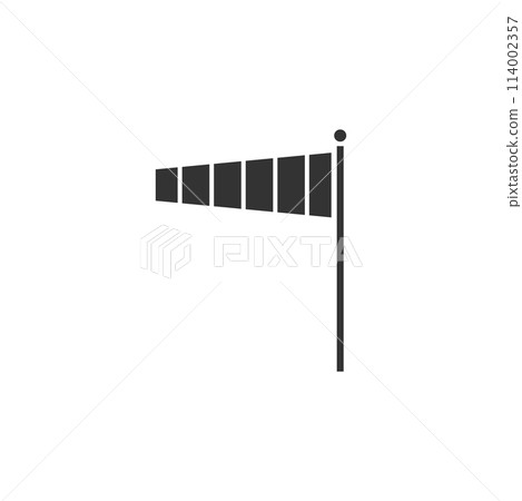 Wind sock icon flat-插圖素材 [114002357] - PIXTA圖庫