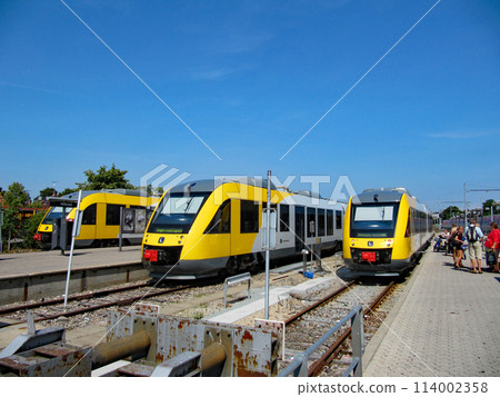 European train at platform, Hillerød, Denmark European train at platform, Hillerød, Denmark 114002358