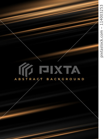 Black and gold luxury elegant abstract vertical banner. Dark glamour abstract award background. Black and gold luxury elegant abstract vertical banner. Dark glamour abstract award background. 114003253