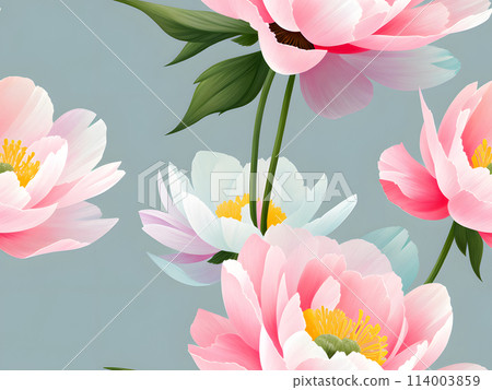 Seamless pattern leaves Seamless pattern leaves 114003859