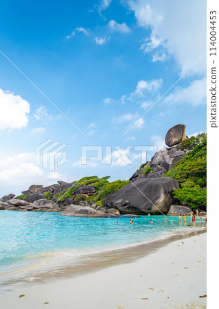 View of Similan island in Phang Nga, Thailand View of Similan island in Phang Nga, Thailand 114004453