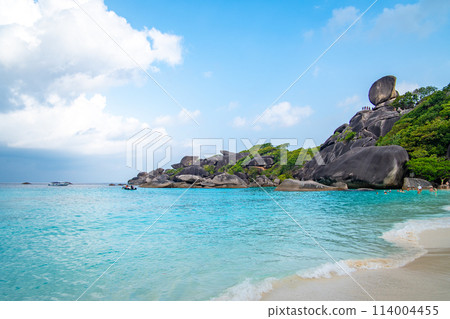 View of Similan island in Phang Nga, Thailand View of Similan island in Phang Nga, Thailand 114004455