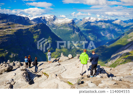 Geiranger at Geirangerfjord, Norway 114004555