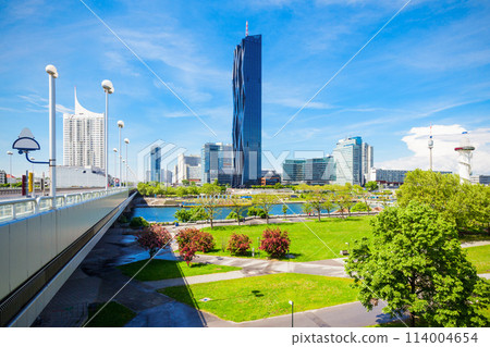 Danube modern district in Vienna 114004654