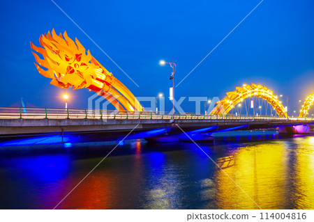 Danang Dragon bridge in Vietnam 114004816