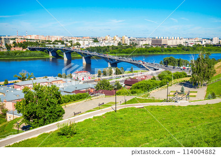 Nizhny Novgorod aerial view Nizhny Novgorod aerial view 114004882
