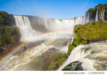 Iguazu Falls or Waterfall landscape 114004924