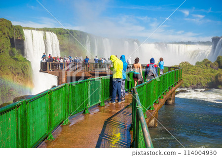 Iguazu Falls or Waterfall landscape 114004930