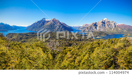 Bariloche landscape in Argentina 114004974