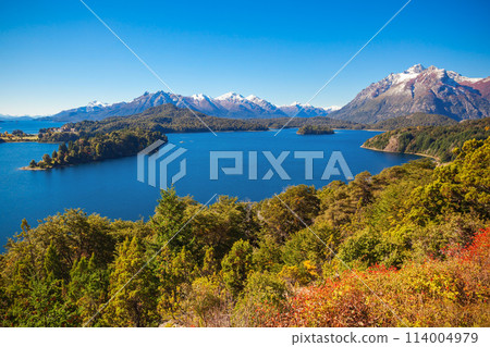 Bariloche landscape in Argentina 114004979