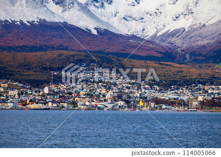 Ushuaia aerial view, Argentina Ushuaia aerial view, Argentina 114005066
