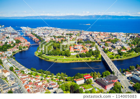 Trondheim aerial panoramic view Trondheim aerial panoramic view 114005083