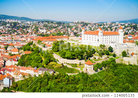 Bratislava aerial panoramic view 114005135