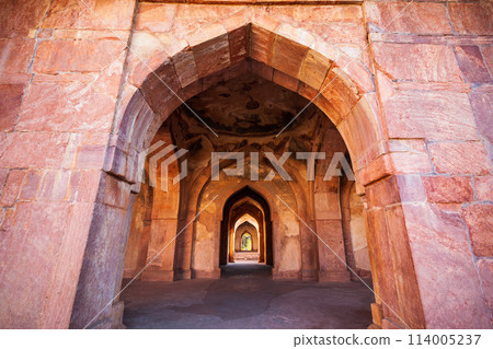 Royal enclave arches in Mandu, India Royal enclave arches in Mandu, India 114005237