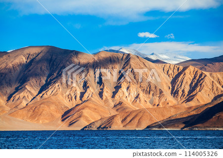 Pangong Tso Lake in Ladakh, India Pangong Tso Lake in Ladakh, India 114005326