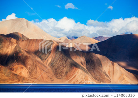 Pangong Tso Lake in Ladakh, India 114005330