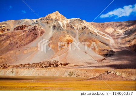 Manali to Leh mountain landscape, Himalayas Manali to Leh mountain landscape, Himalayas 114005357