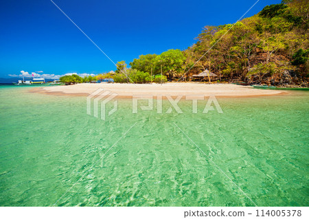 Beauty beach in Palawan island, Philippines 114005378