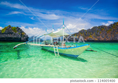 Bangka boat in El Nido, Philippines 114005400