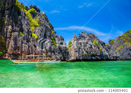Bangka boat in El Nido, Philippines 114005401