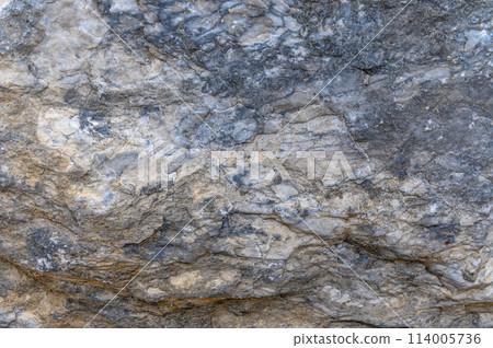 rough and unpolished gray marble stone texture 114005736