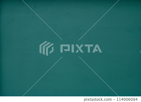 Dark green color old grunge wall concrete texture as background. 114006084